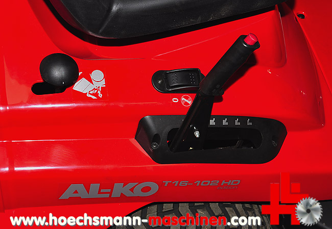 AL KO Rasentraktor, ALKO Traktor T 16 102 HD edition, rot, Motor