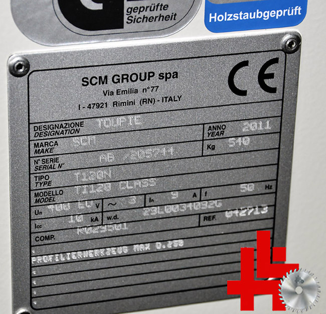 SCM Schwenkfräsmaschine T 120 class, Tischfräse mit Wechselspindel