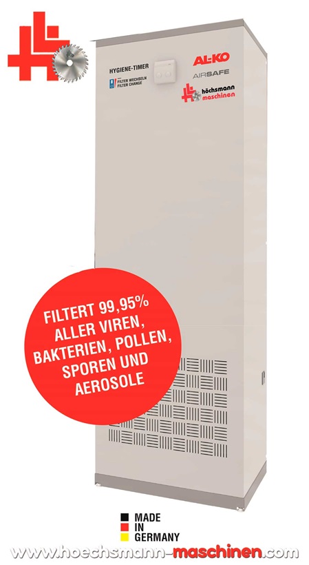 AL-KO Airsafe 1600 Luftreiniger, gebrauchte Holzbearbeitungsmaschinen Neumaschinen Hessen Höchsmann Langen