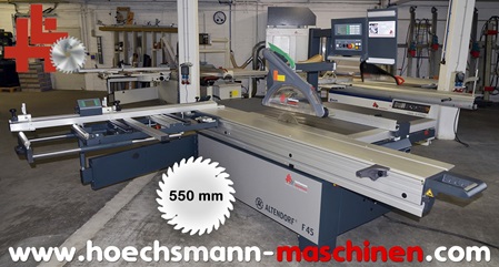 Altendorf Formatkreissäge F45 ProDrive, gebrauchte Holzbearbeitungsmaschinen Neumaschinen Hessen Höchsmann Langen