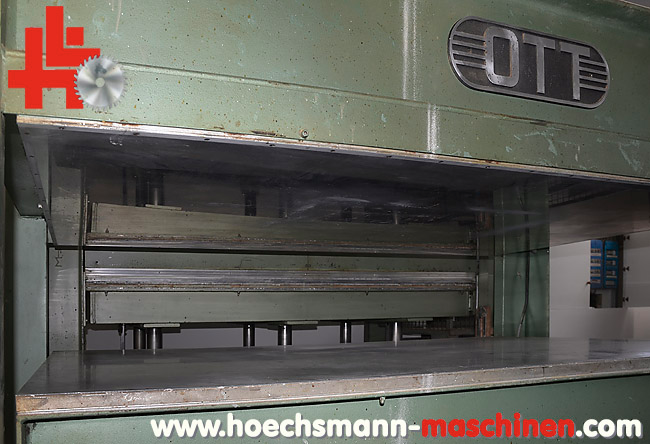 OTT Furnierpresse JU80, Holzbearbeitungsmaschinen Hessen Höchsmann