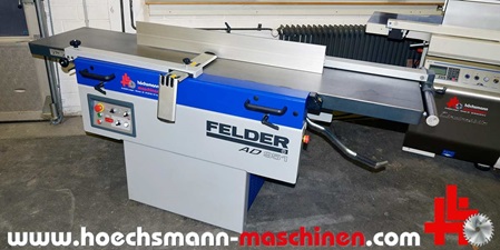 FELDER 951 Abricht- Dickenhobel gebrauchte Holzbearbeitungsmaschinen Neumaschinen Hessen Höchsmann Langen