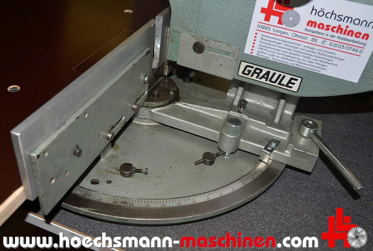 GRAULE ZS 170 UG Zugsäge schwenkbar, Holzbearbeitungsmaschinen Hessen Höchsmann