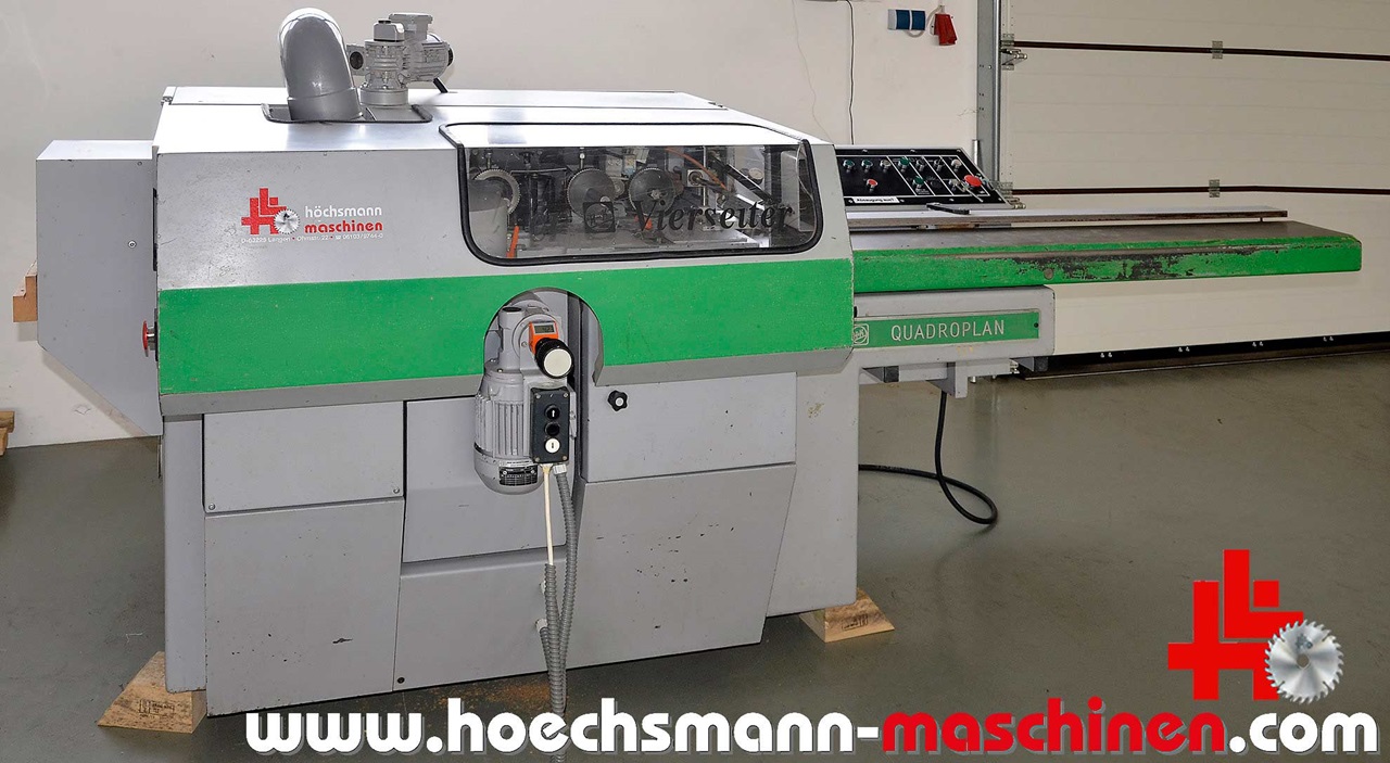 H+K Vierseiten-Abricht u. Dickenhobelautomat Quadroplan 180, Holzbearbeitungsmaschinen Hessen Höchsmann