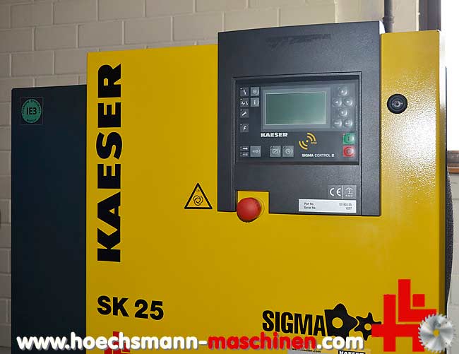 KAESER Schraubenkompressor SK25, Holzbearbeitungsmaschinen Hessen Höchsmann