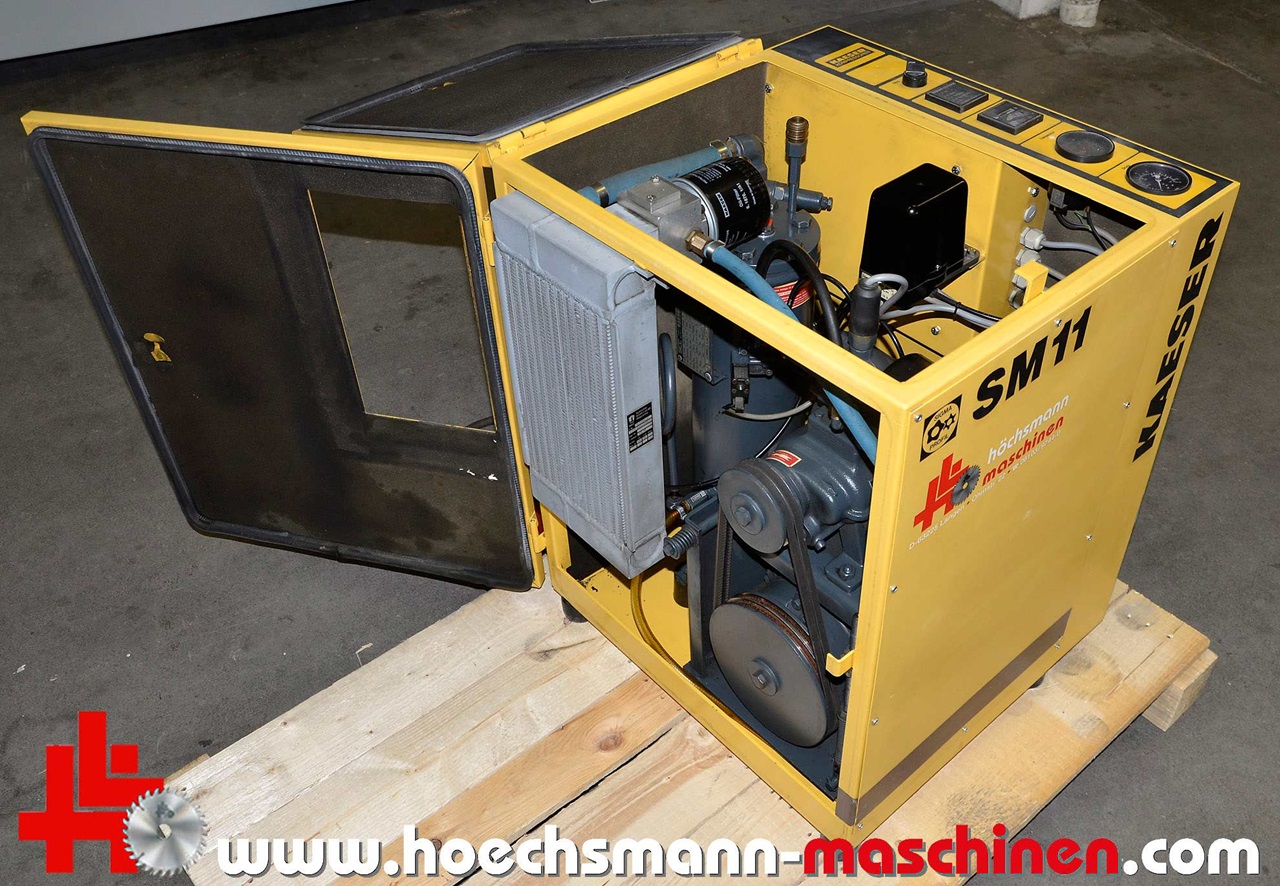 KAESER Schraubenkompressor SM 11, Holzbearbeitungsmaschinen Hessen Höchsmann