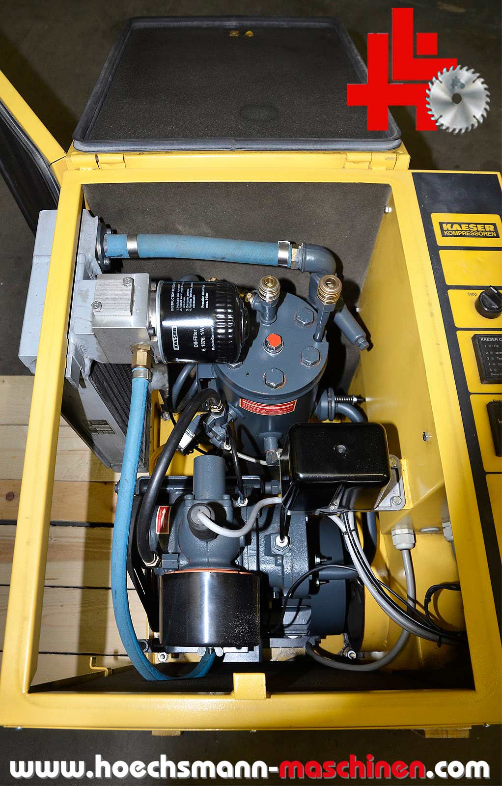 KAESER Schraubenkompressor SM 11, Holzbearbeitungsmaschinen Hessen Höchsmann
