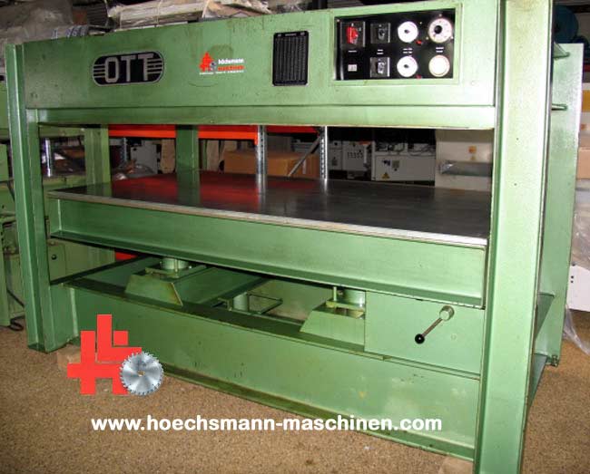 OTT Furnierpresse JU 90/2513L, Holzbearbeitungsmaschinen Hessen Höchsmann