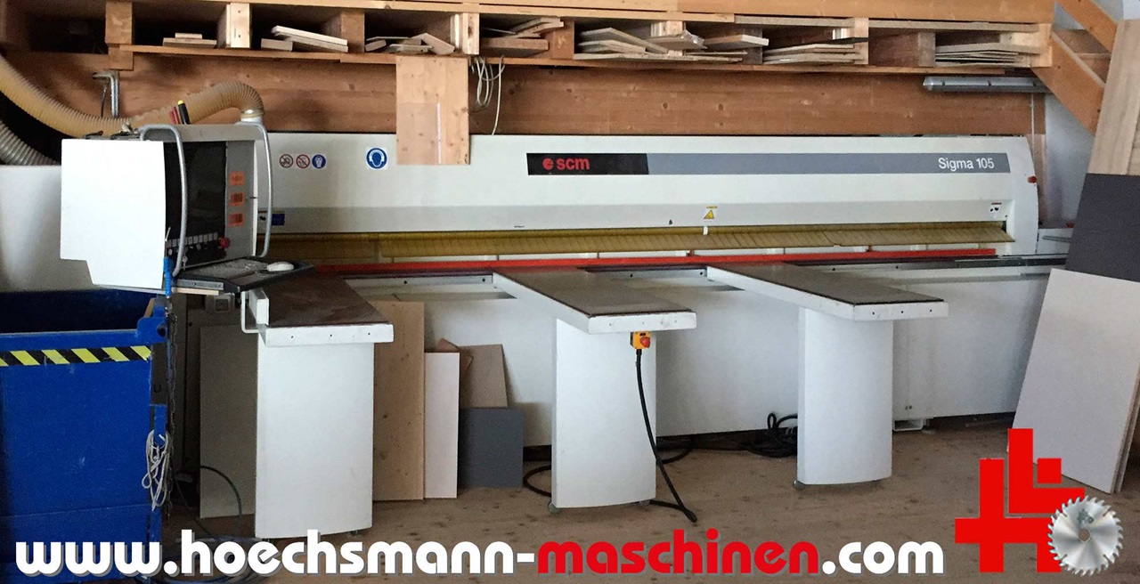SCM SIGMA 105 4300 Plattenaufteilanlage, Holzbearbeitungsmaschinen Hessen Höchsmann