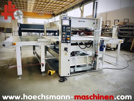 Steton Durchlaufpresse pct50c-2500x1300, gebrauchte Holzbearbeitungsmaschinen Neumaschinen Hessen Höchsmann Langen