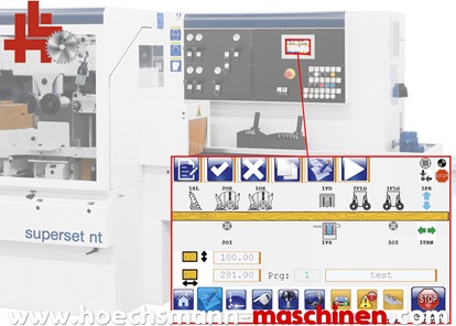 SCM Vierseitenhobelautomat Superset TX, Holzbearbeitungsmaschinen gebrauchte und neue, Hessen Höchsmann Langen