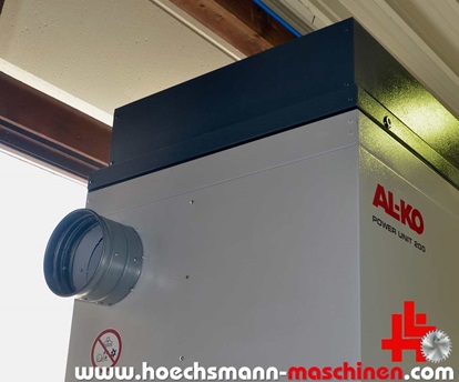 Alko Absaugung 200 Prodeco e60 Brikettpresse, gebrauchte Holzbearbeitungsmaschinen Neumaschinen Hessen Höchsmann Langen
