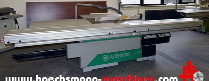 Altendorf Formatkreissäge F45 mit Vorritzer 1999 Holzbearbeitungsmaschinen gebrauchte und neue, Hessen, Höchsmann, Langen