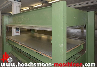 BÜRKLE Furnierpresse U 80, Holzbearbeitungsmaschinen Hessen Höchsmann