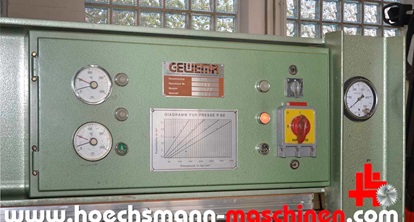 GEWEMA Furnierpresse P 80, Holzbearbeitungsmaschinen Hessen Höchsmann