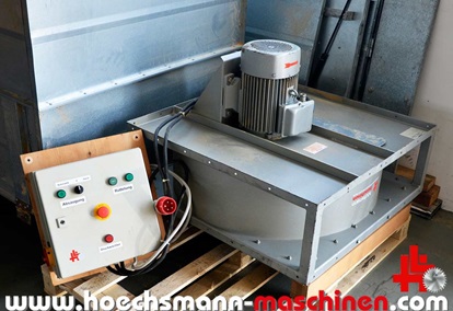 Hoecker Absaugung mit Schuko Ventilator, Holzbearbeitungsmaschinen Hessen Höchsmann