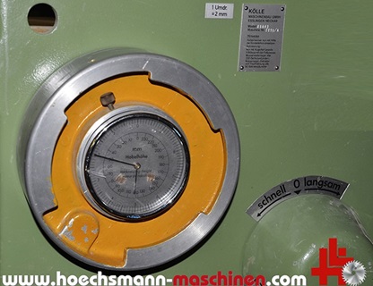 KÖLLE Dickenhobelmaschine HDA 63, Holzbearbeitungsmaschinen Hessen Höchsmann