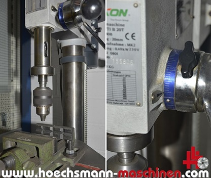 Optimum Tischbohrmaschine Opti B20t, Holzbearbeitungsmaschinen Hessen Höchsmann