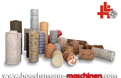 Prodeco Brikett verschiedene Materialien, Holzbearbeitungsmaschinen Hessen Höchsmann