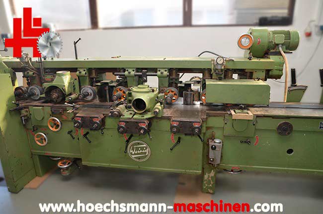 WEINIG Universalkehlautomat Hobelautomat, Profilautomat Unimat 17N, Holzbearbeitungsmaschinen Hessen Höchsmann